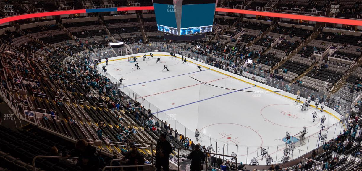 SAP Center at San Jose - Section 210 Seat View