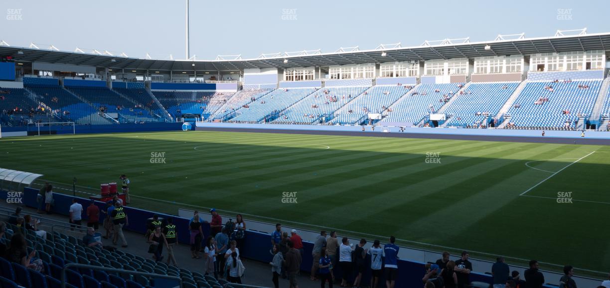 Saputo Stadium - Section 101 Seat View