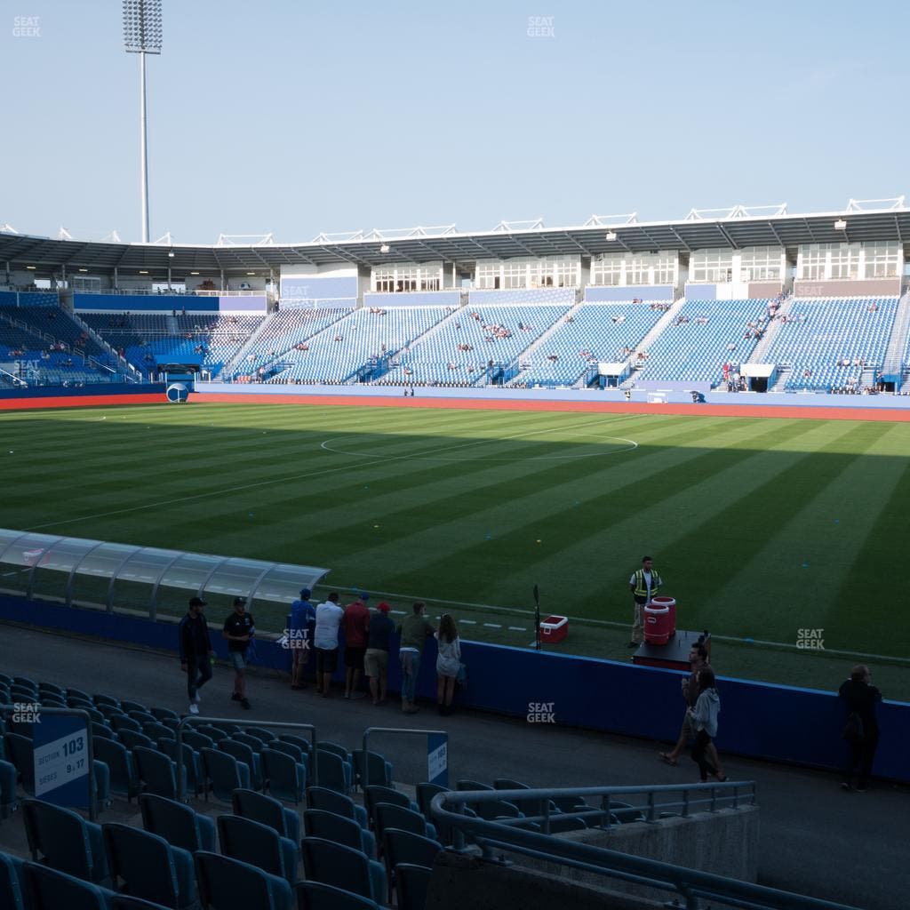 Saputo Stadium - Section 103 Seat View