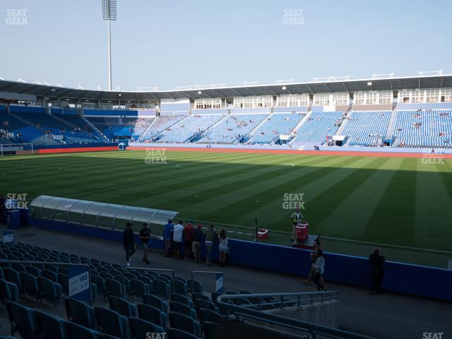 Saputo Stadium - Section 103 Seat View