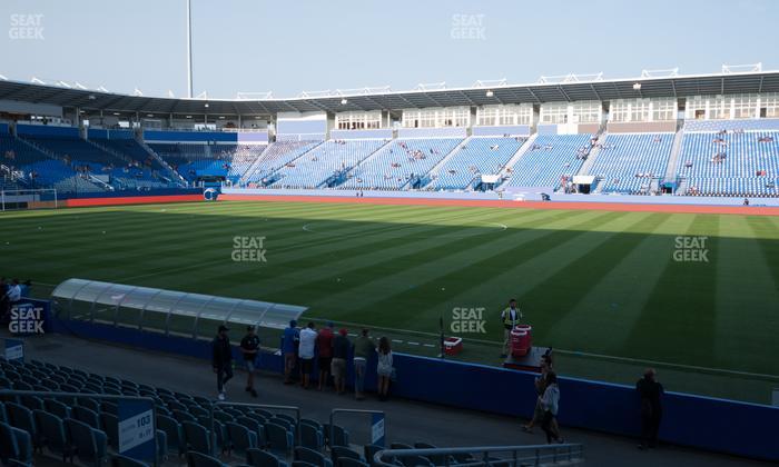 Saputo Stadium - Section 103 Seat View