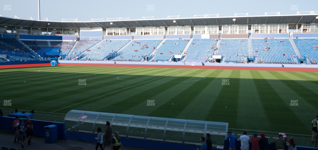 Saputo Stadium - Section 104 Seat View