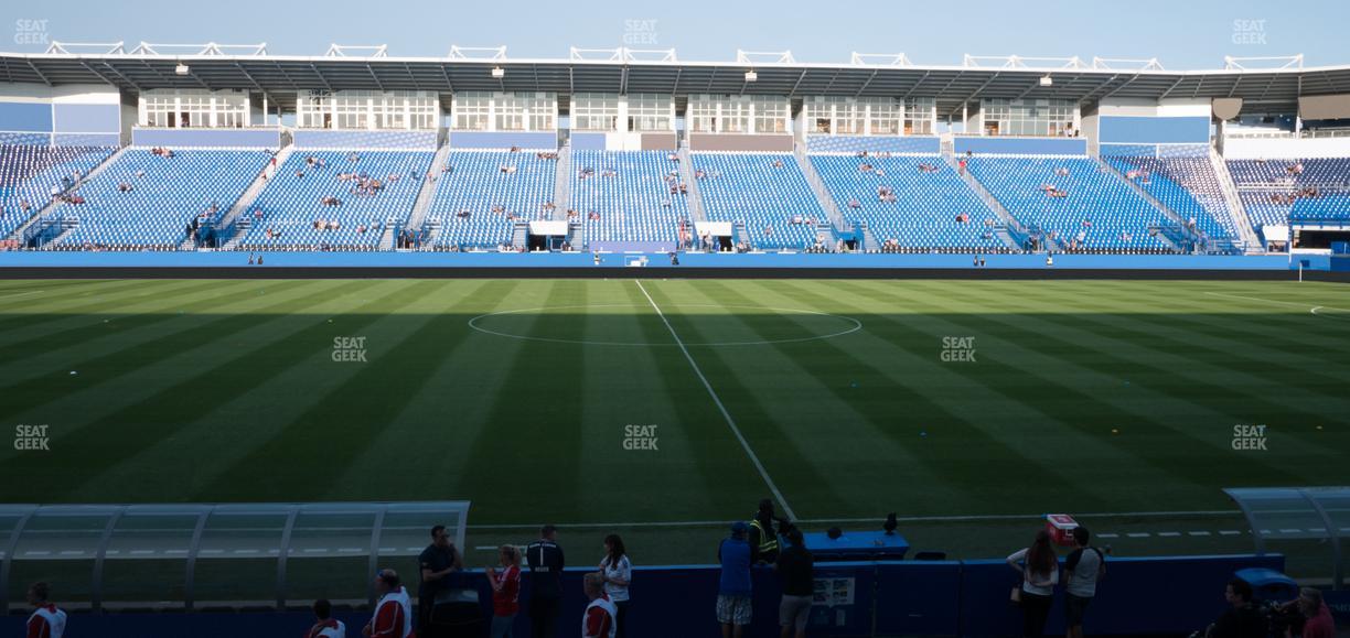 Saputo Stadium - Section 106 Seat View