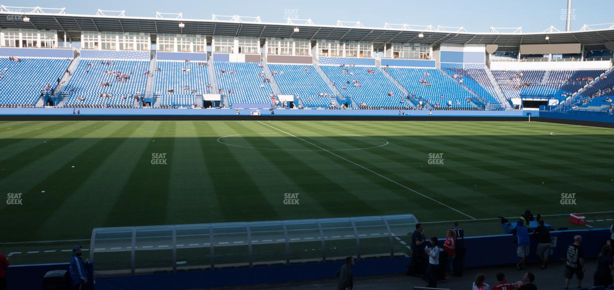 Saputo Stadium - Section 107 Seat View
