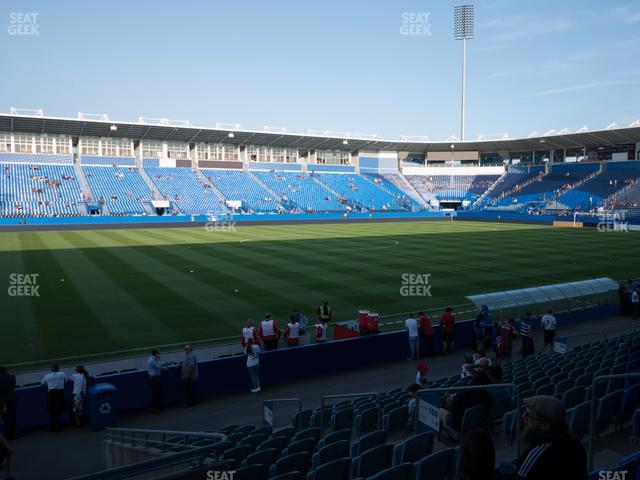 Saputo Stadium - Section 109 Seat View