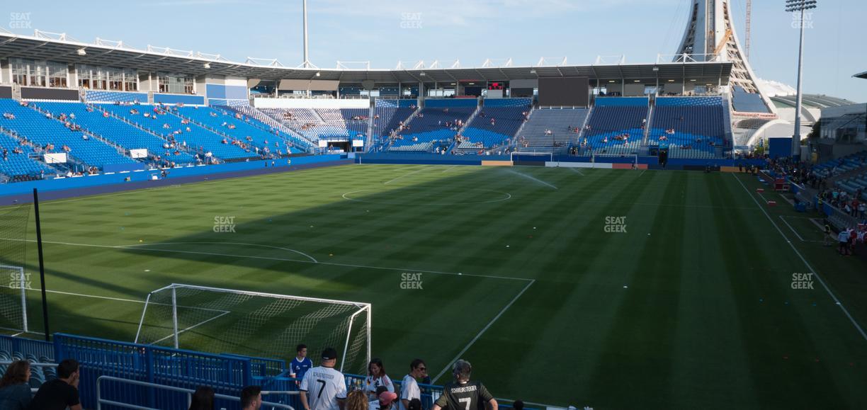 Saputo Stadium - Section 112 Seat View