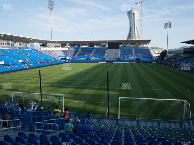 Saputo Stadium - Section 113 Seat View