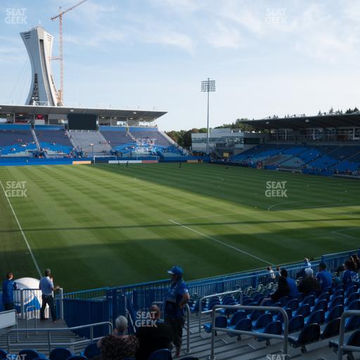 Saputo Stadium - Section 117 Seat View