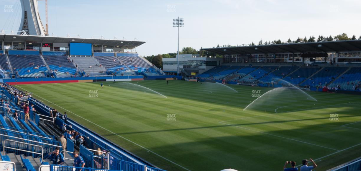 Saputo Stadium - Section 118 Seat View