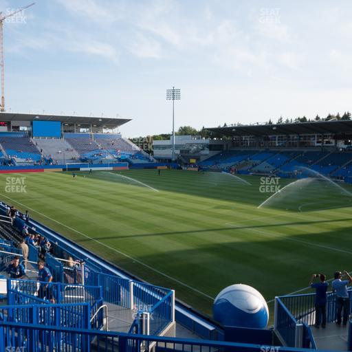 Saputo Stadium - Section 118 Seat View