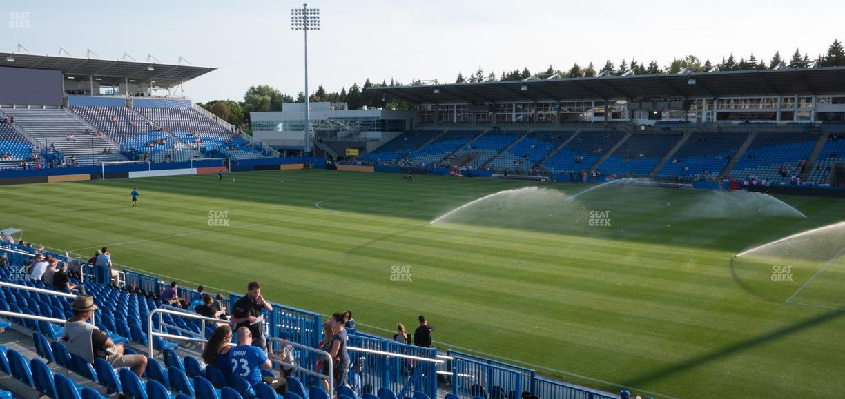Saputo Stadium - Section 120 Seat View