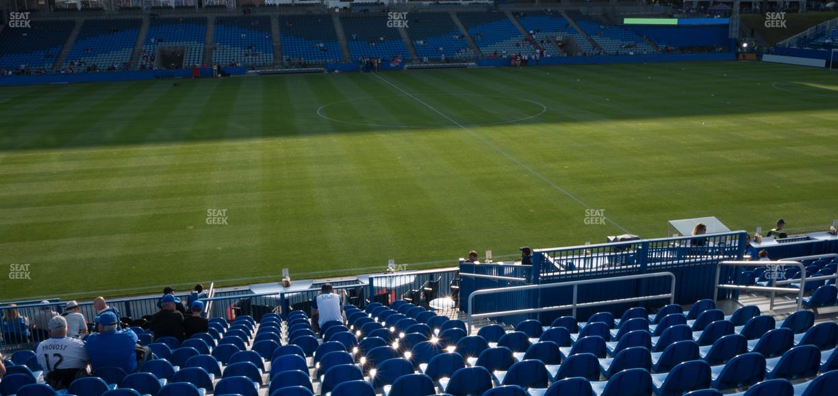 Saputo Stadium - Section 124 Seat View