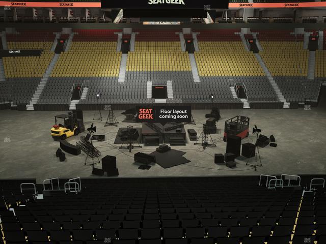 Official view from Section 119 M at Scotiabank Arena