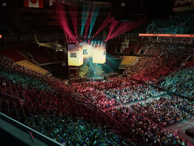 Official view from Section 306 at Scotiabank Arena