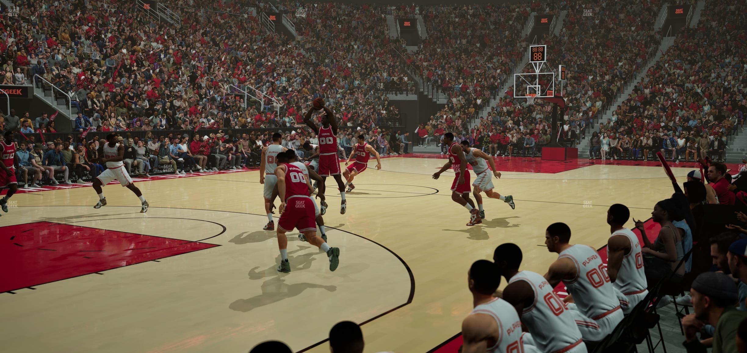 Scotiabank Arena - Section Bench Seat View