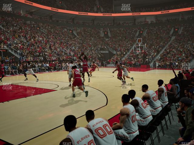 Scotiabank Arena - Section Bench Seat View Scotiabank Arena - Section Bench Seat View