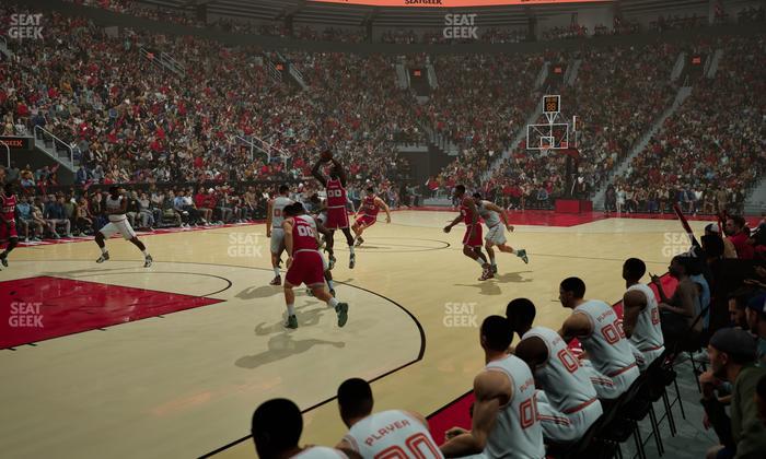 Scotiabank Arena - Section Bench Seat View