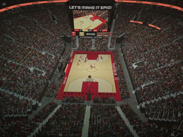 Scotiabank Arena - Section Club 500 Seat View