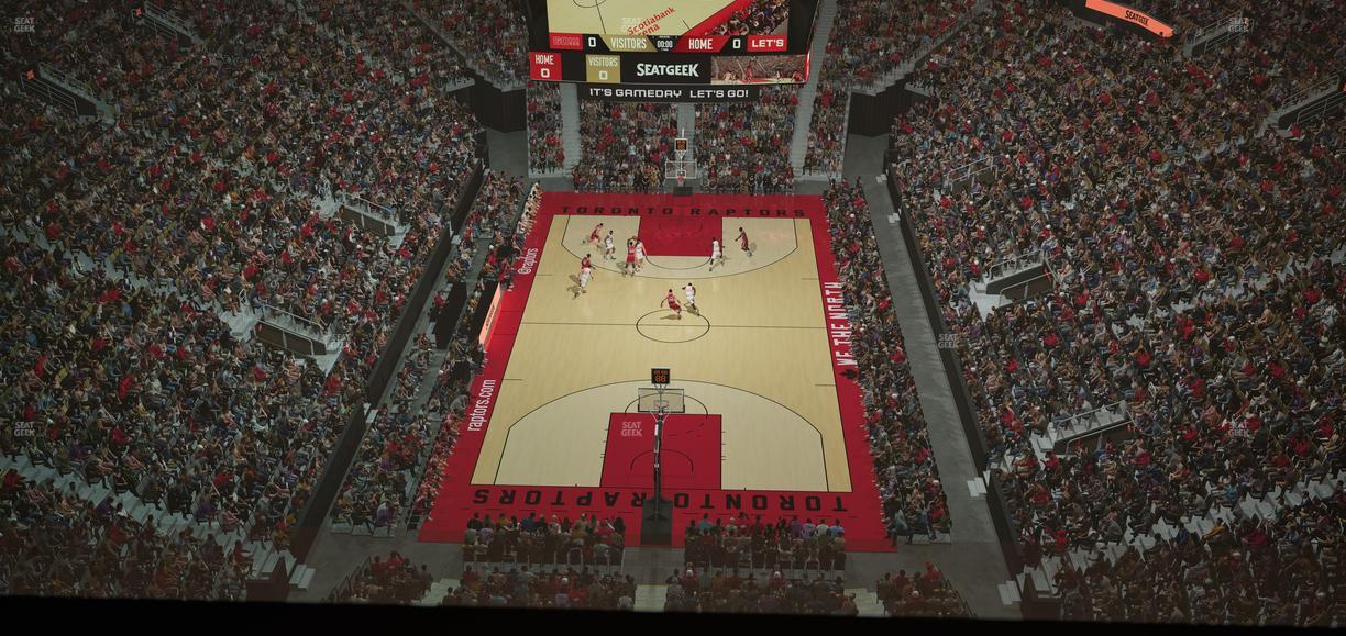 Scotiabank Arena - Section Club 500 Seat View