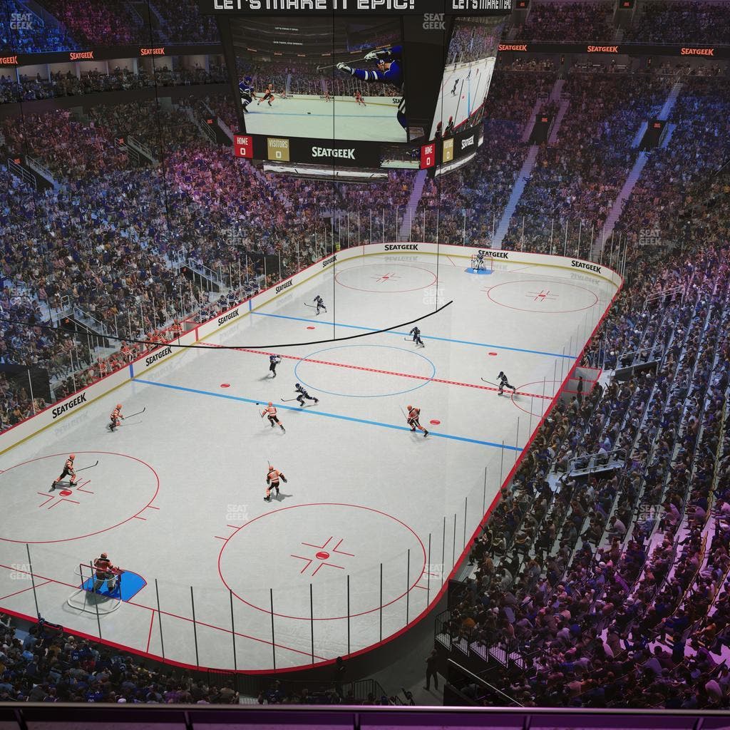 Scotiabank Arena - Section Coors Light Chill Zone Seat View