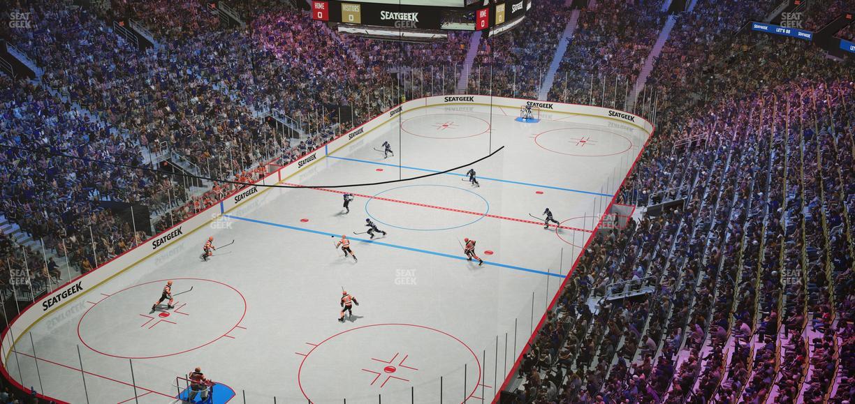 Scotiabank Arena - Section Coors Light Chill Zone Seat View
