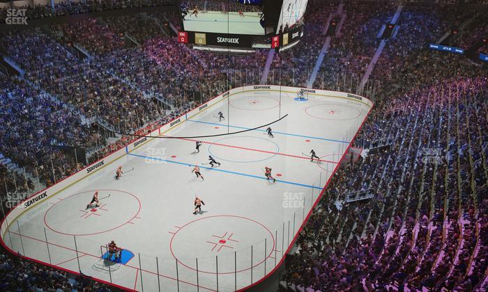 Scotiabank Arena - Section Coors Light Chill Zone Seat View