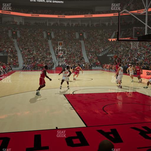 Scotiabank Arena - Section Courtside East Seat View