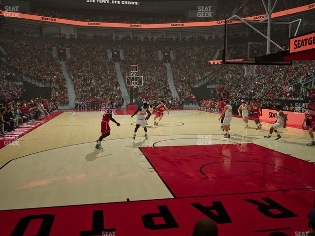 Scotiabank Arena - Section Courtside East Seat View Scotiabank Arena - Section Courtside East Seat View