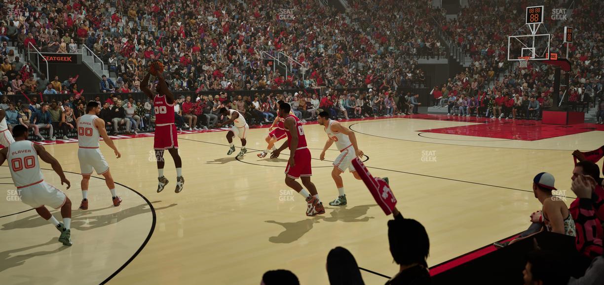 Scotiabank Arena - Section Courtside North Seat View