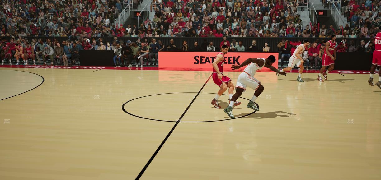 Scotiabank Arena - Section Courtside South Seat View