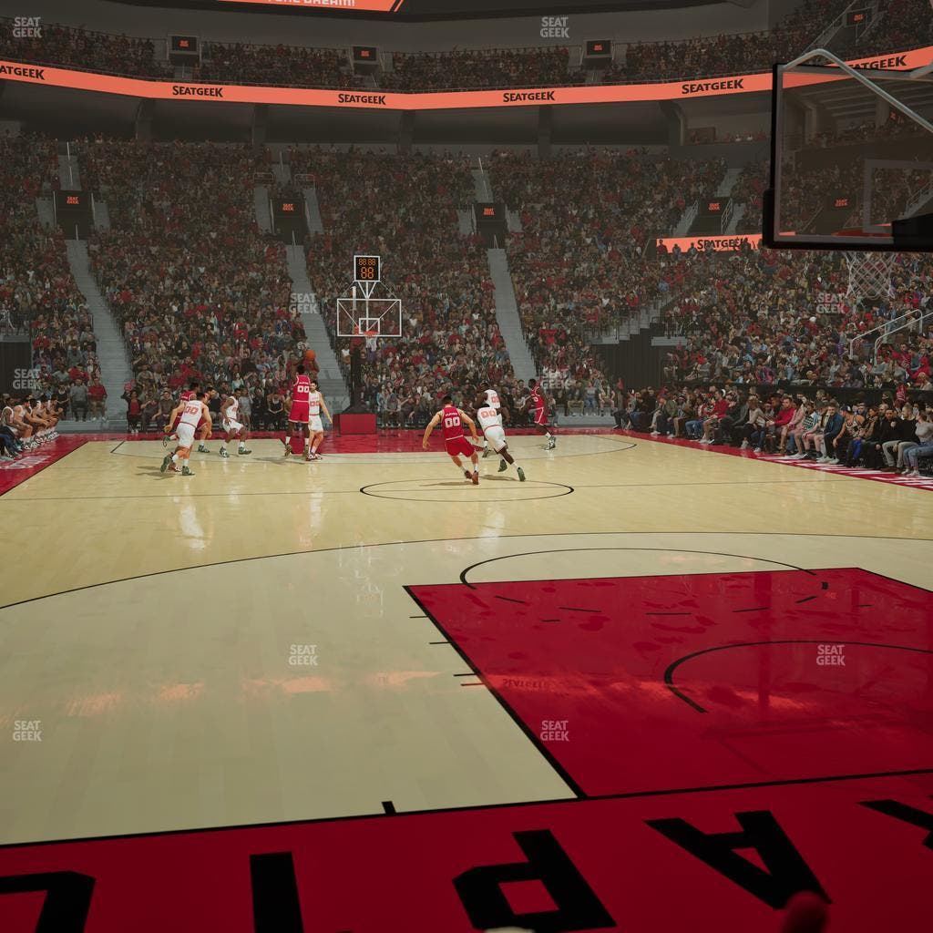 Scotiabank Arena - Section Courtside West Seat View
