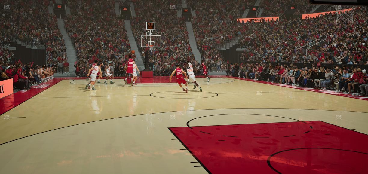 Scotiabank Arena - Section Courtside West Seat View