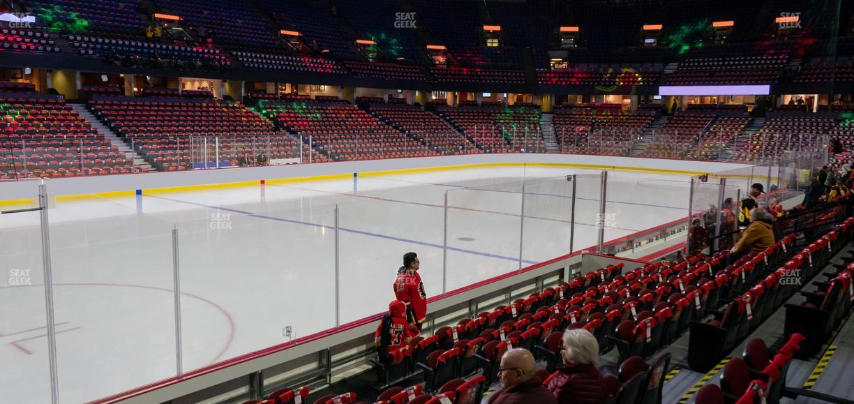 Scotiabank Saddledome - Section 107 Seat View
