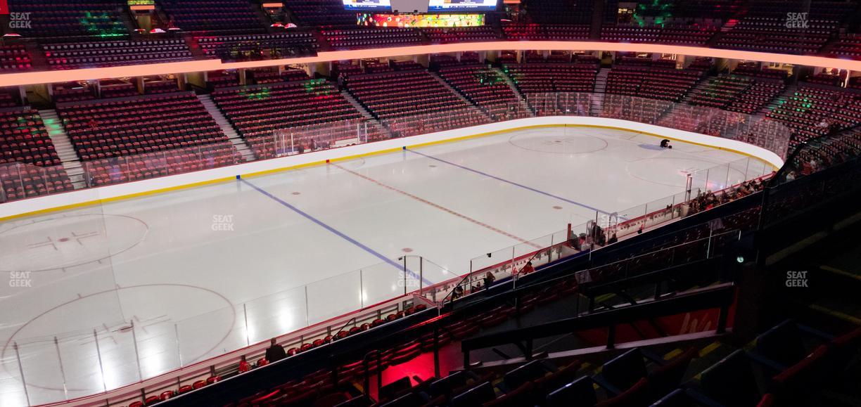 Scotiabank Saddledome - Section 210 Seat View