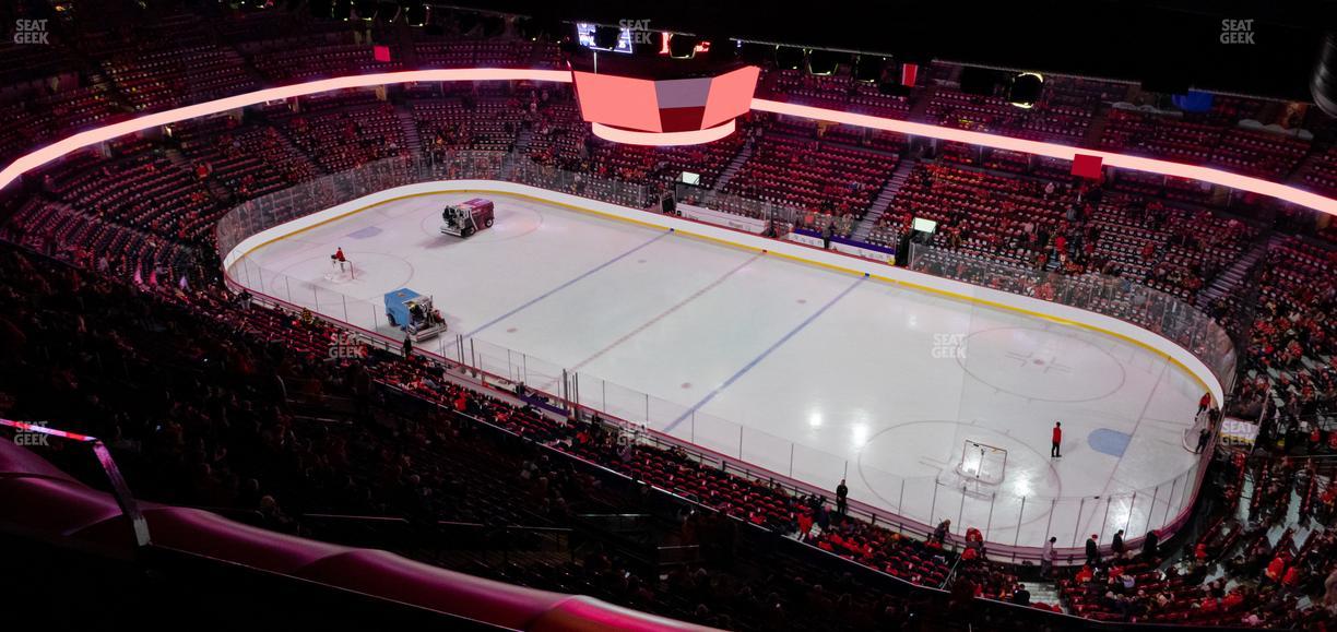 Scotiabank Saddledome - Section Press Level 1 Seat View