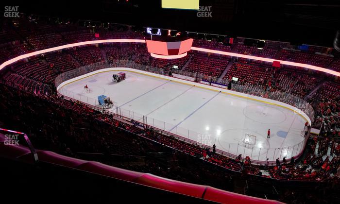 Scotiabank Saddledome - Section Press Level 1 Seat View
