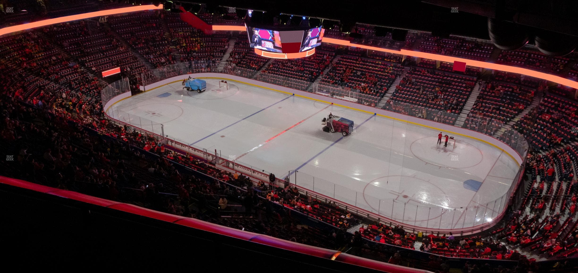 Scotiabank Saddledome - Section Press Level 10 Seat View