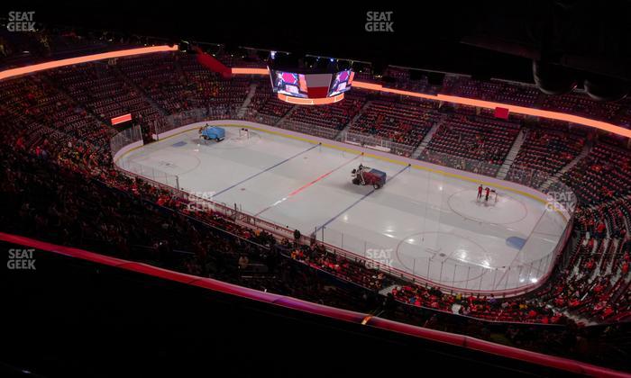Scotiabank Saddledome - Section Press Level 10 Seat View