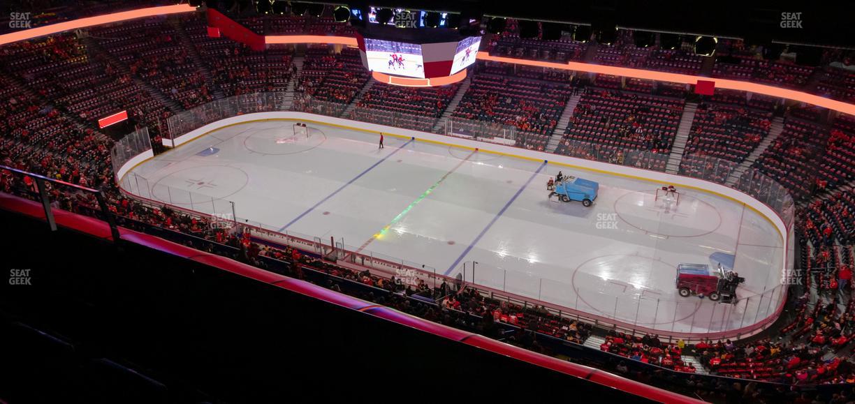 Scotiabank Saddledome - Section Press Level 11 Seat View