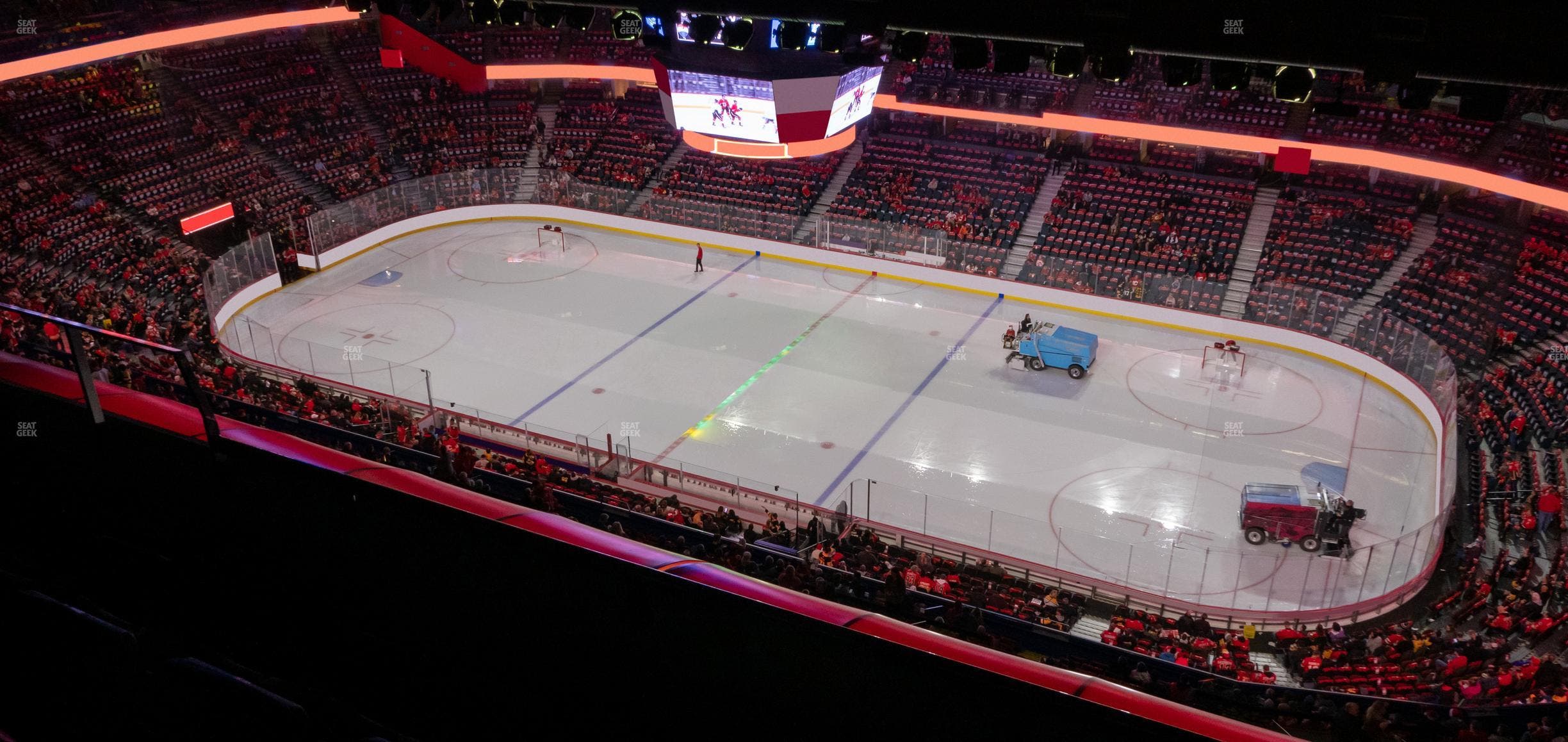 Scotiabank Saddledome - Section Press Level 11 Seat View