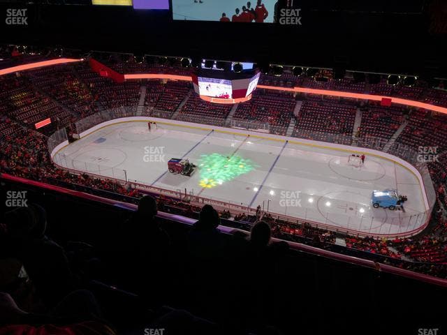 Scotiabank Saddledome - Section Press Level 12 Seat View