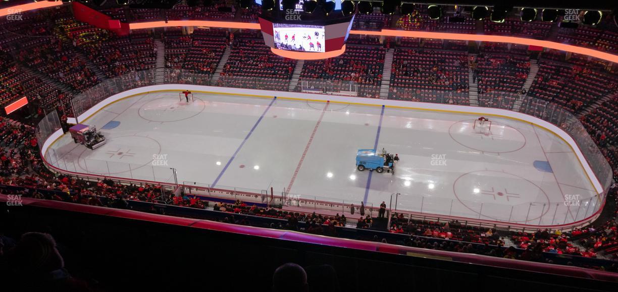 Scotiabank Saddledome - Section Press Level 13 Seat View