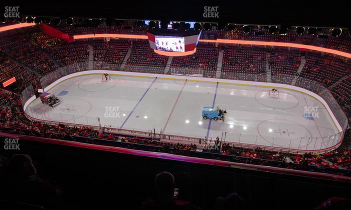 Scotiabank Saddledome - Section Press Level 13 Seat View