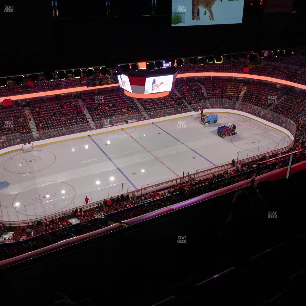 Scotiabank Saddledome - Section Press Level 17 Seat View