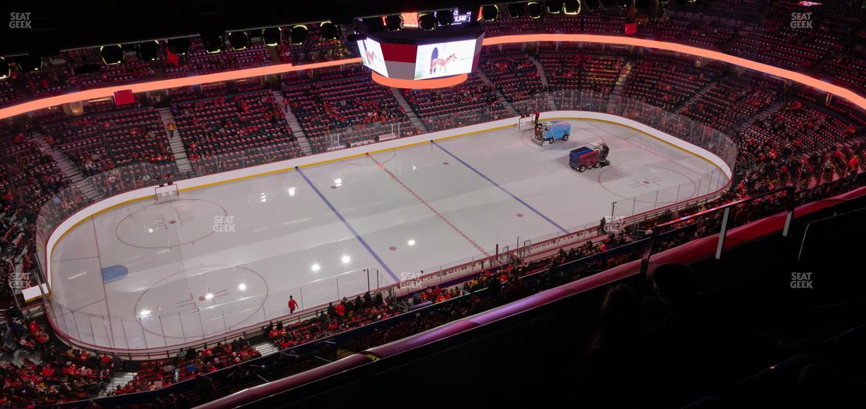 Scotiabank Saddledome - Section Press Level 17 Seat View