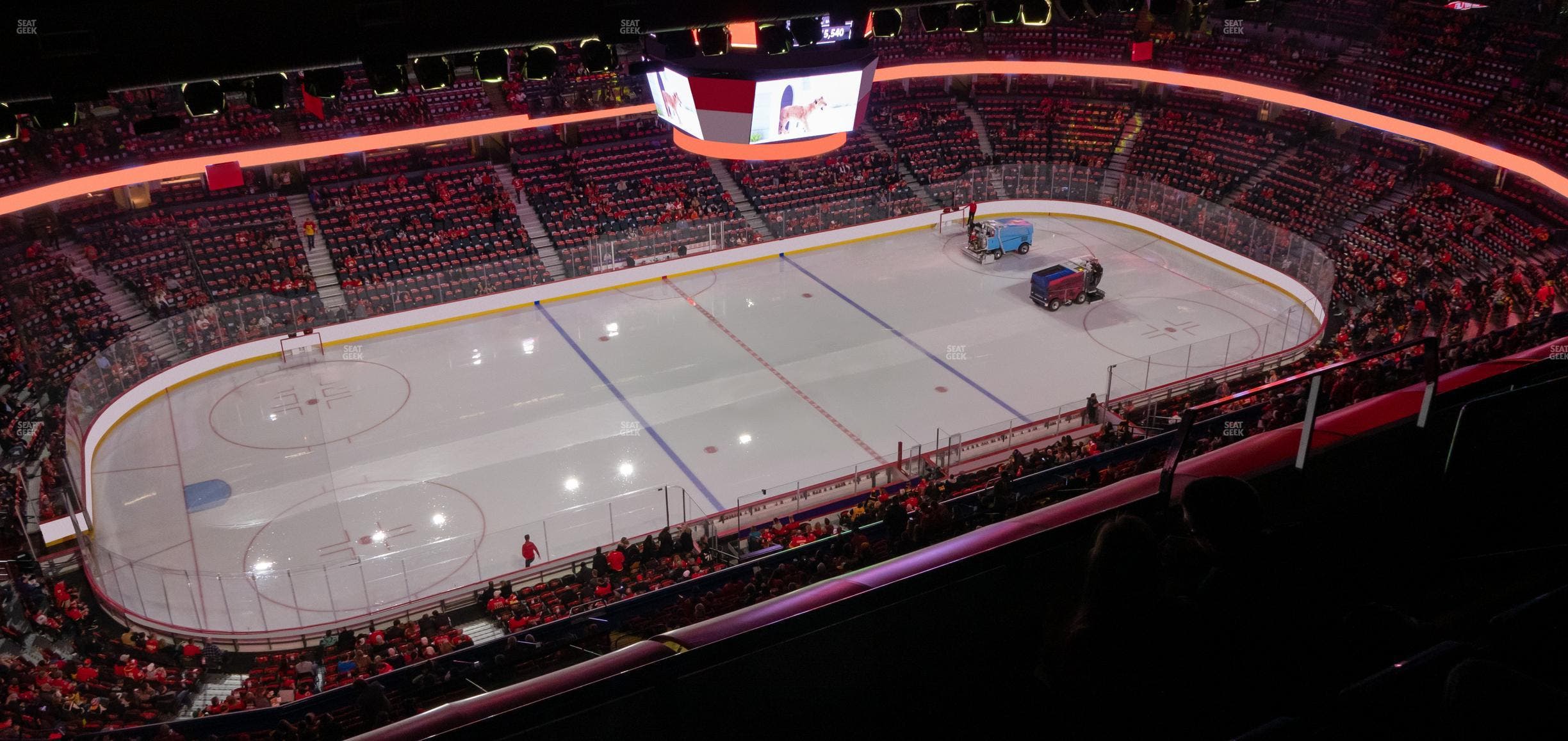 Scotiabank Saddledome - Section Press Level 17 Seat View