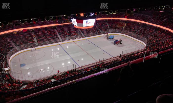Scotiabank Saddledome - Section Press Level 17 Seat View