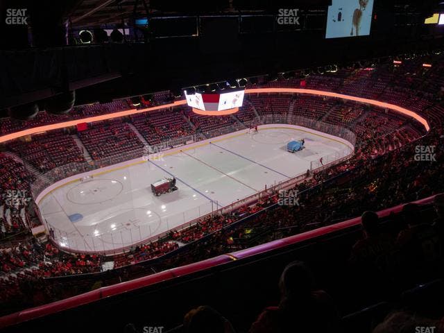 Scotiabank Saddledome - Section Press Level 18 Seat View