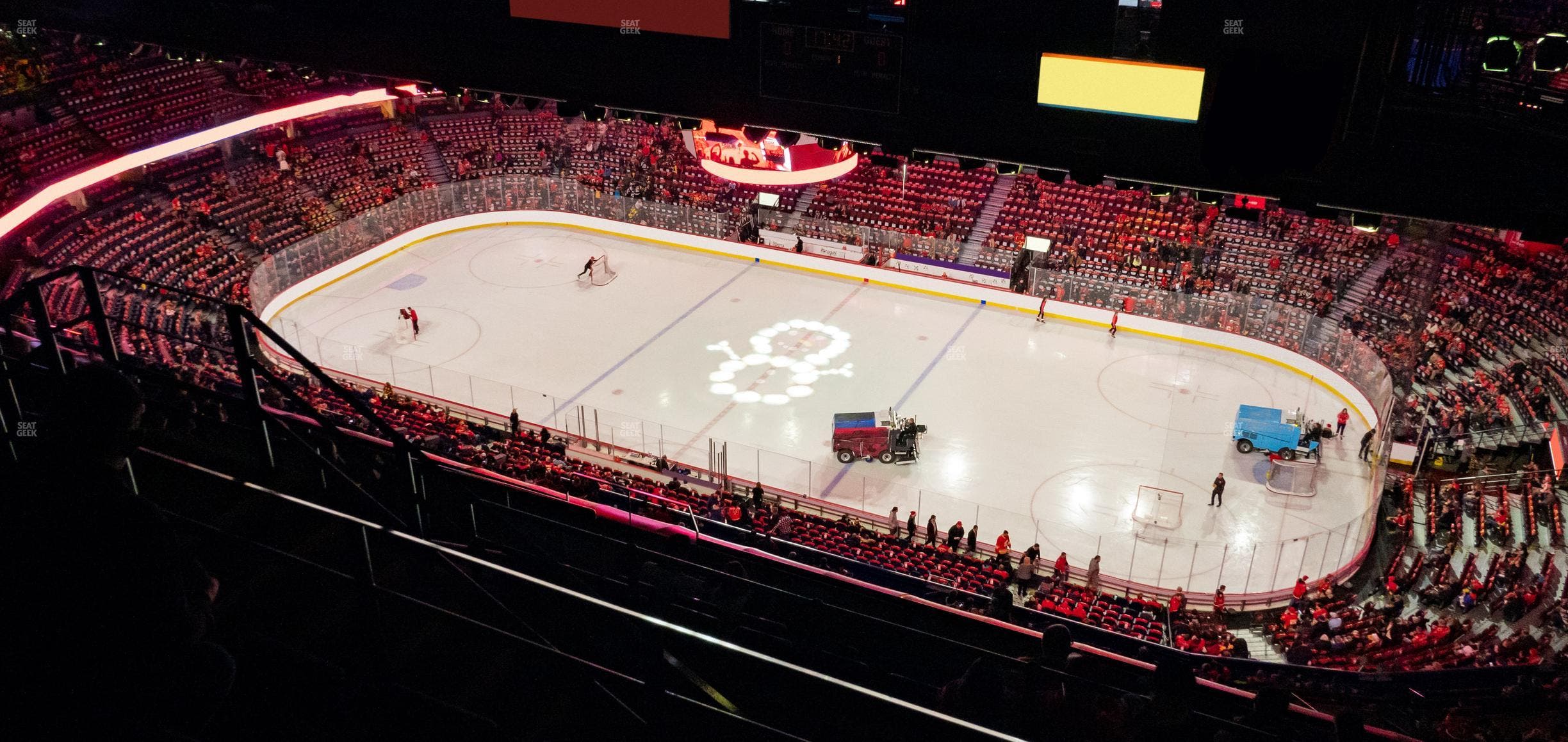 Scotiabank Saddledome - Section Press Level 2 Seat View
