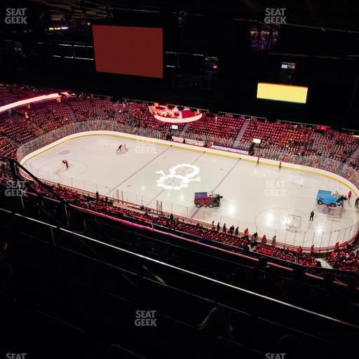 Scotiabank Saddledome - Section Press Level 2 Seat View